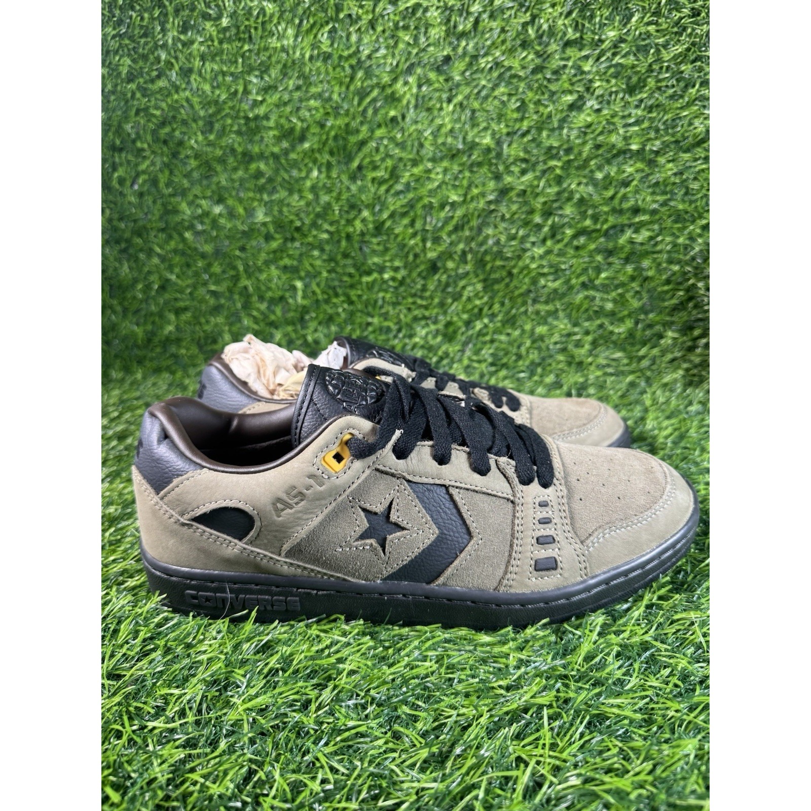 Converse Alexis Sablone As-1 Pro Ox Army Green Skate Shoes Sneakers Mens 8.5